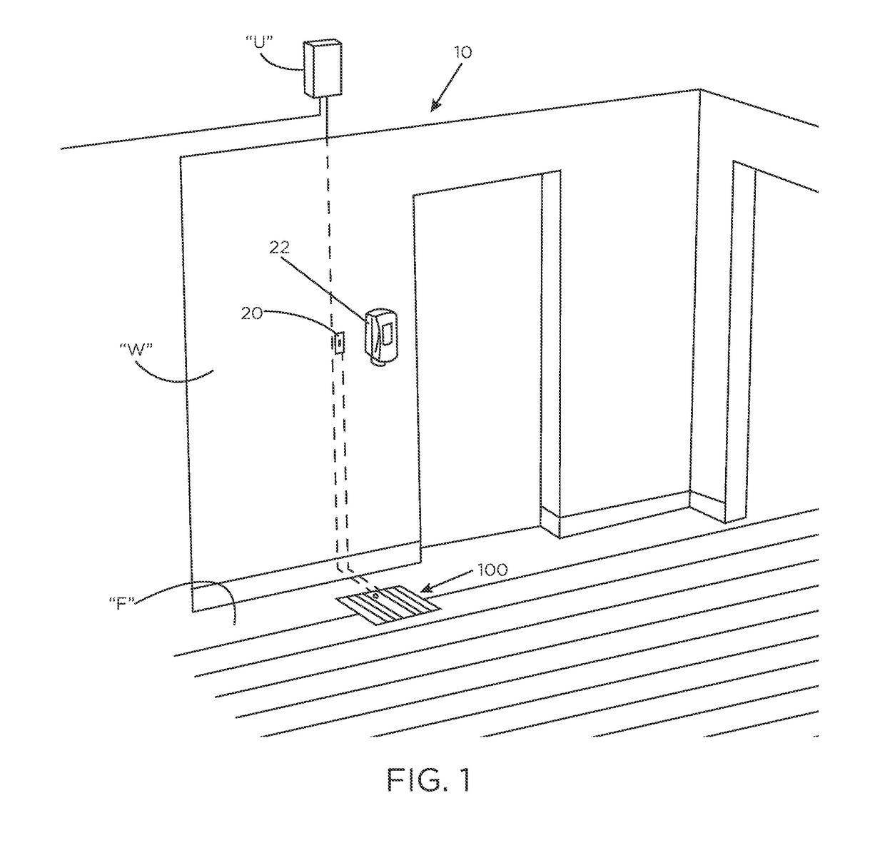 System and apparatus thereof for destroying pathogens associated with footwear