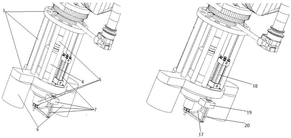 Compound robot heat source welding system by double methods of friction stud and friction stir