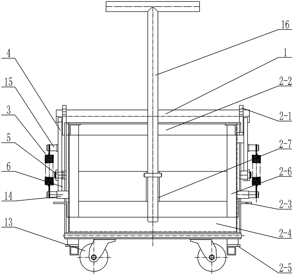 Mobile transfer trolley