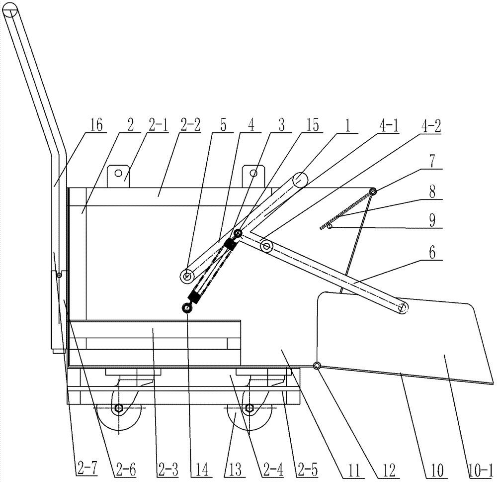 Mobile transfer trolley