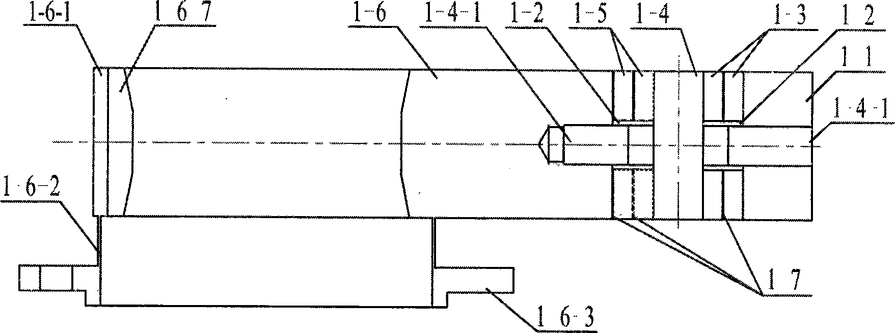 Vertical bending layer energy converter cylinder stator and ultrasonic electromotor using this stator