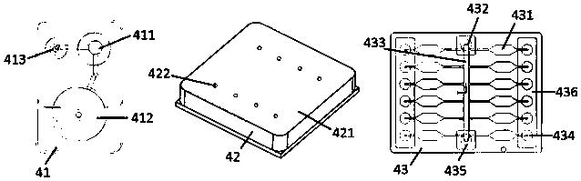 Analysis device for integrated nucleic acid extraction and amplification detection based on smart phone and method thereof