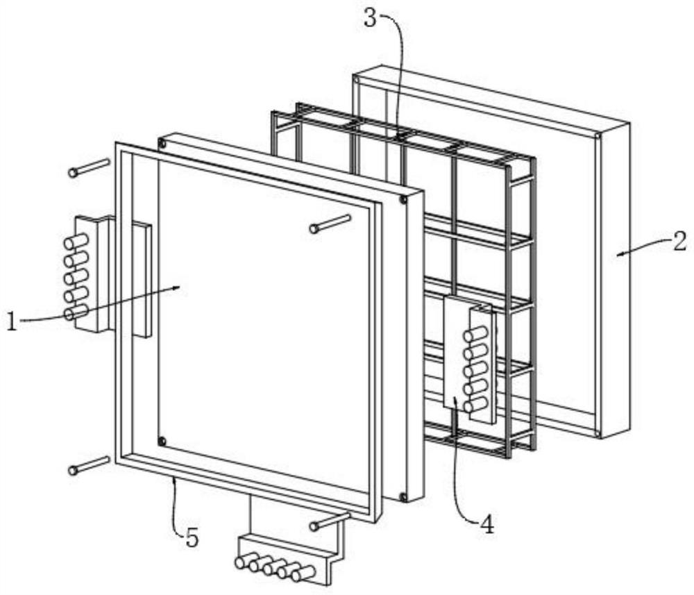 Safe fabricated steel structure waterproof outer wall with flat structure