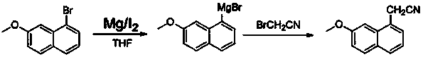 A kind of preparation method of agomelatine intermediate