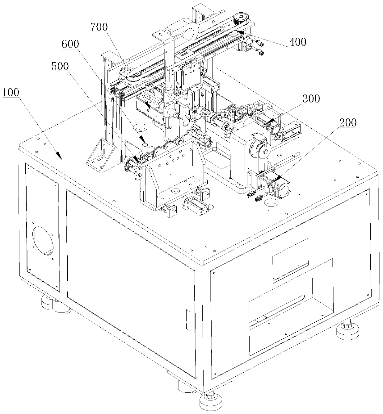 Automatic winding machine for flat wires