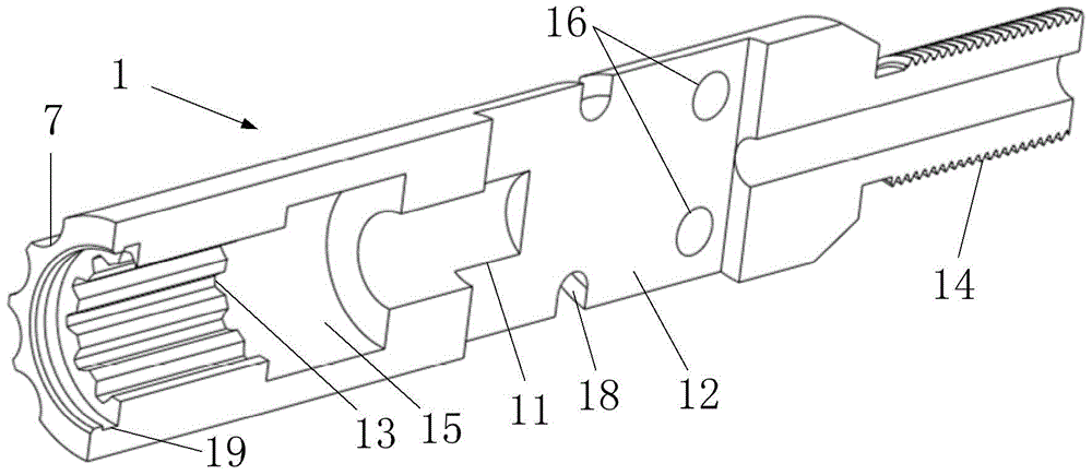 Anchoring method for reaming drill bit and anchor rod