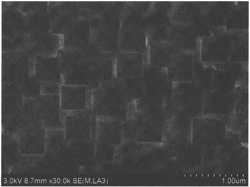 Method for preparing black silicon structure by Ag-Cu (silver-copper) bimetallic MACE (metal-assisted chemical etching) type