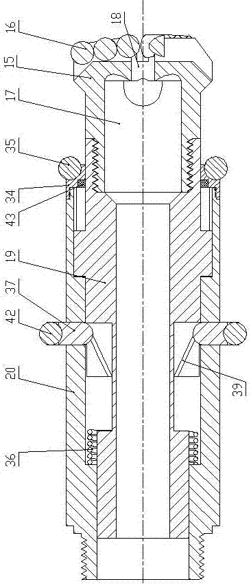 Hole drilling and protecting method of drilling tool for soft coal seam gas extraction hole drilling and protecting