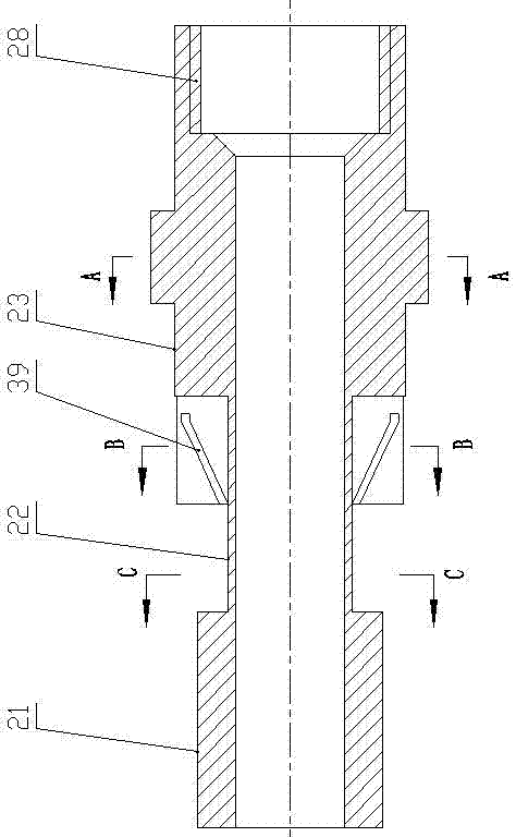 Hole drilling and protecting method of drilling tool for soft coal seam gas extraction hole drilling and protecting