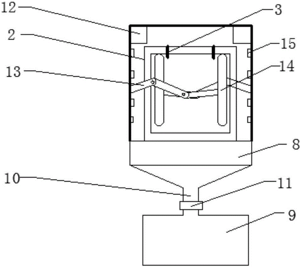 Cleaning device for glass production