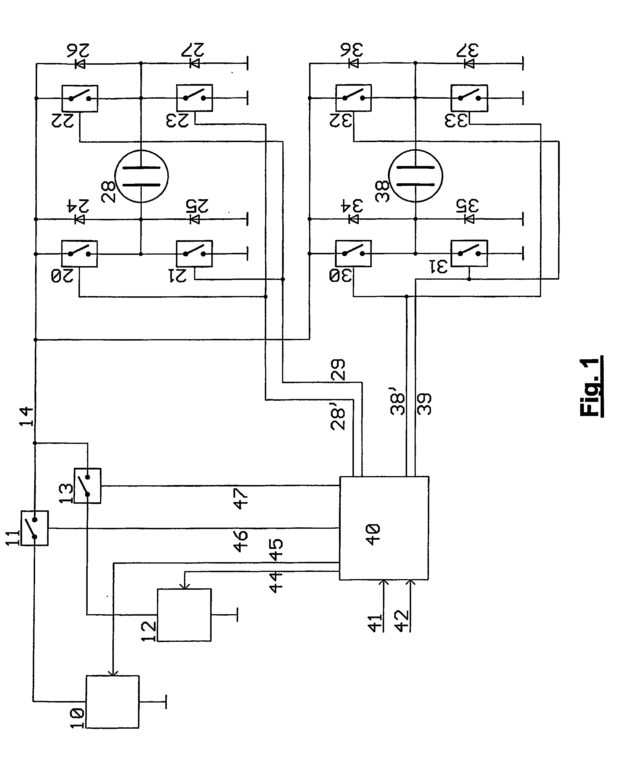 Multiple electroluminescent lamp driver