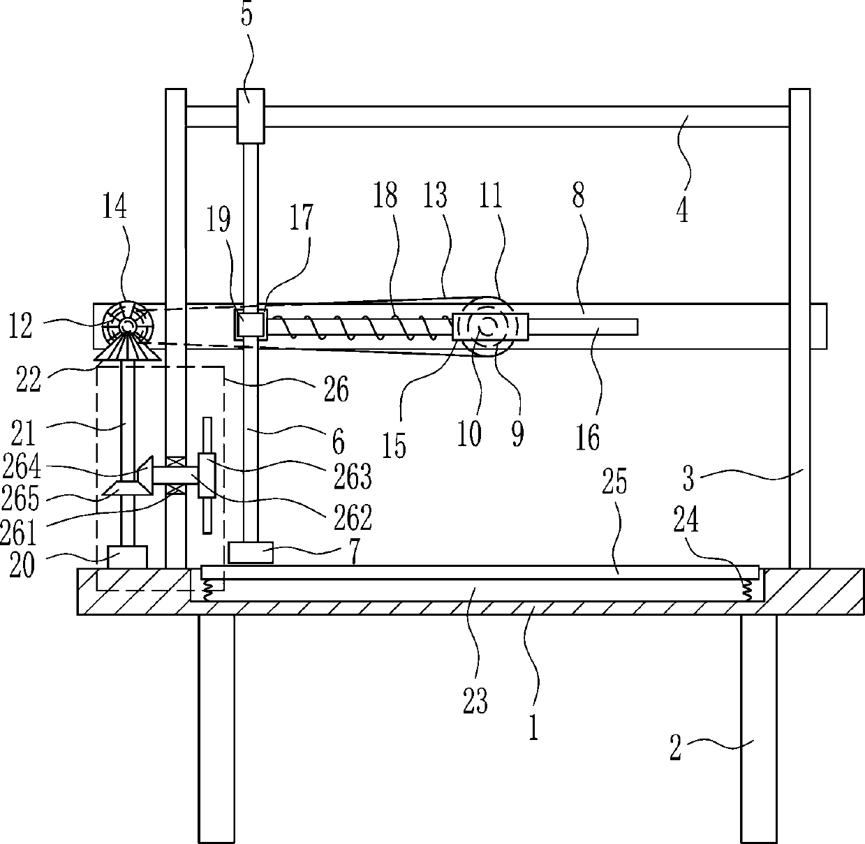 A device for flattening household clothes after wrinkling