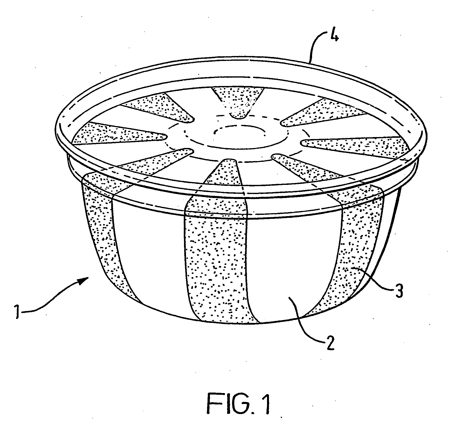 Dairy product with stripes or coating