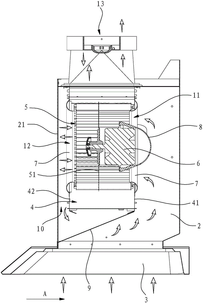 Noise-reducing range hood