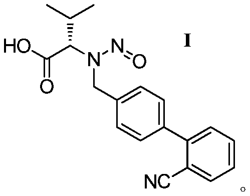 Valsartan impurity and preparation method thereof