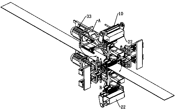 Steel plate water cooling device