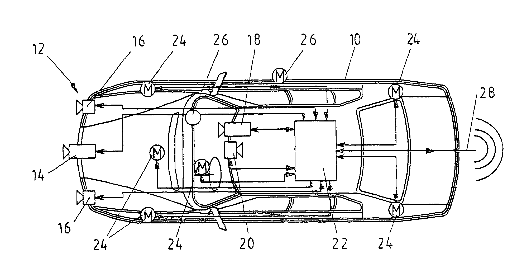 Method and device for influencing at least one parameter on a vehicle