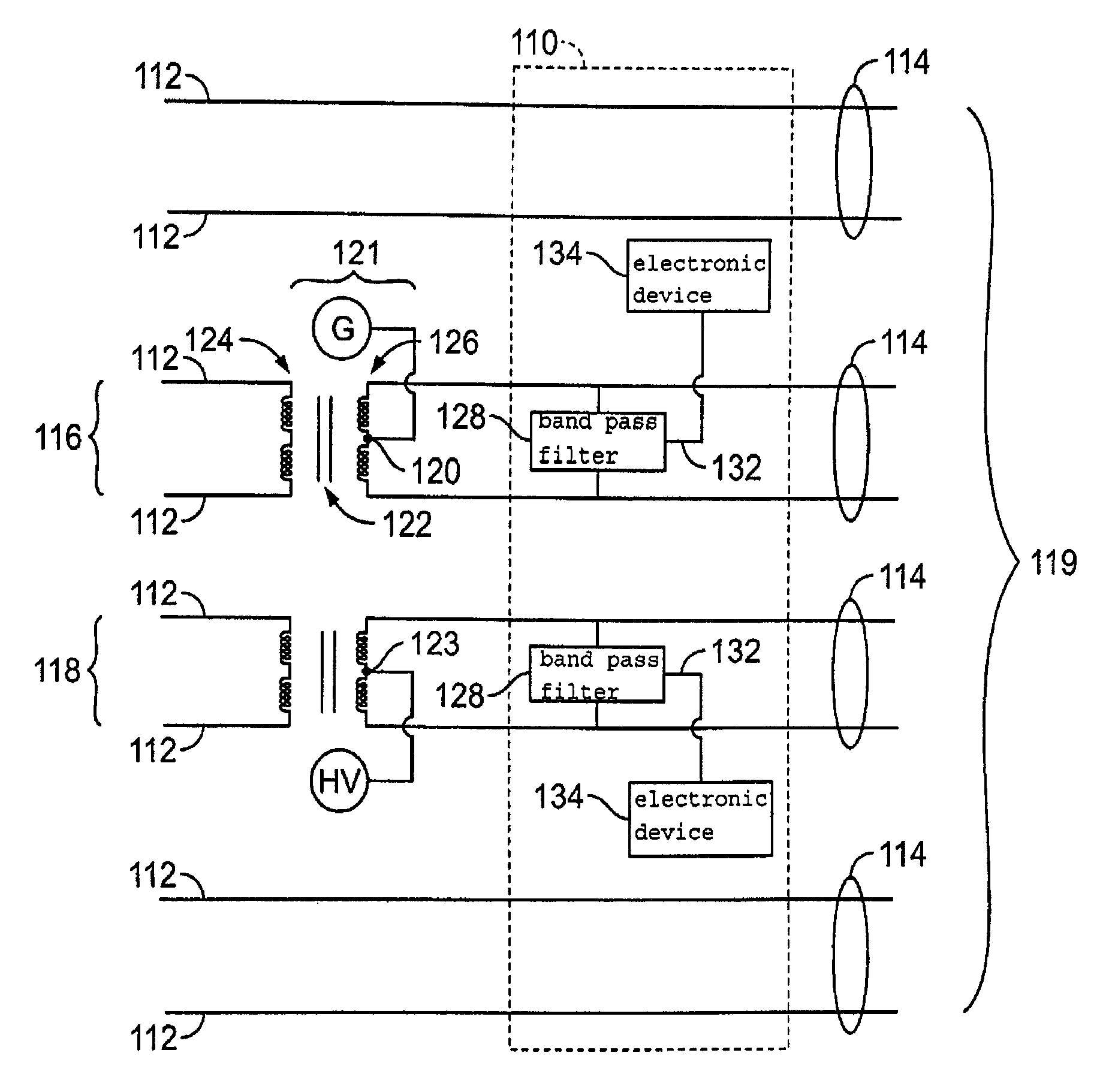 Method and apparatus for providing out of band communications over structured cabling