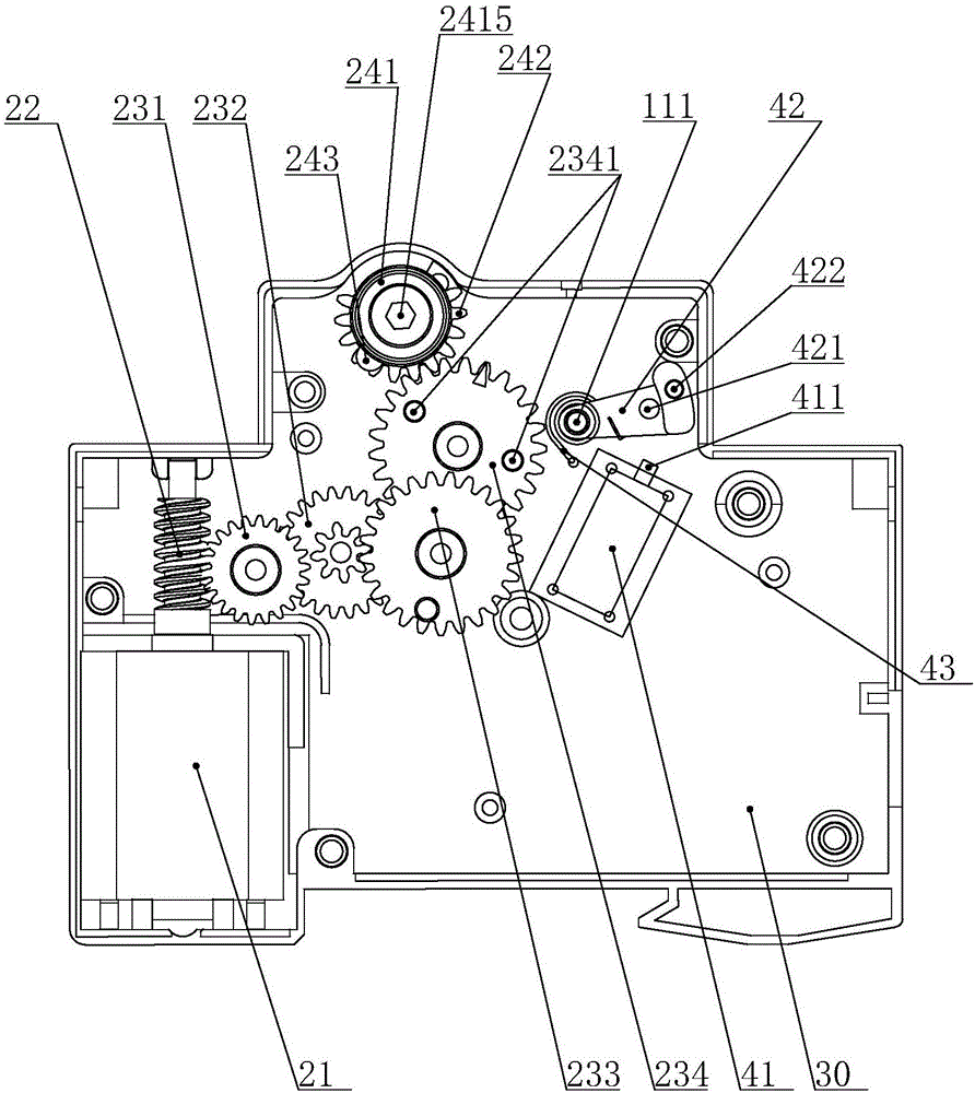 Automatic reclosing device of prepayment circuit breaker