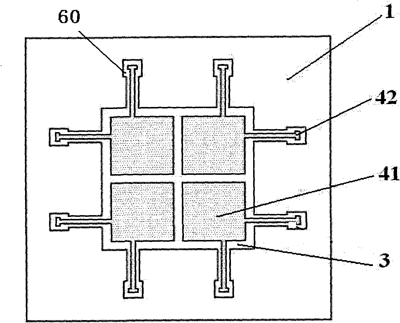 Method for preparing suspension micro-sensitive structure based on aluminum sacrificial layer process