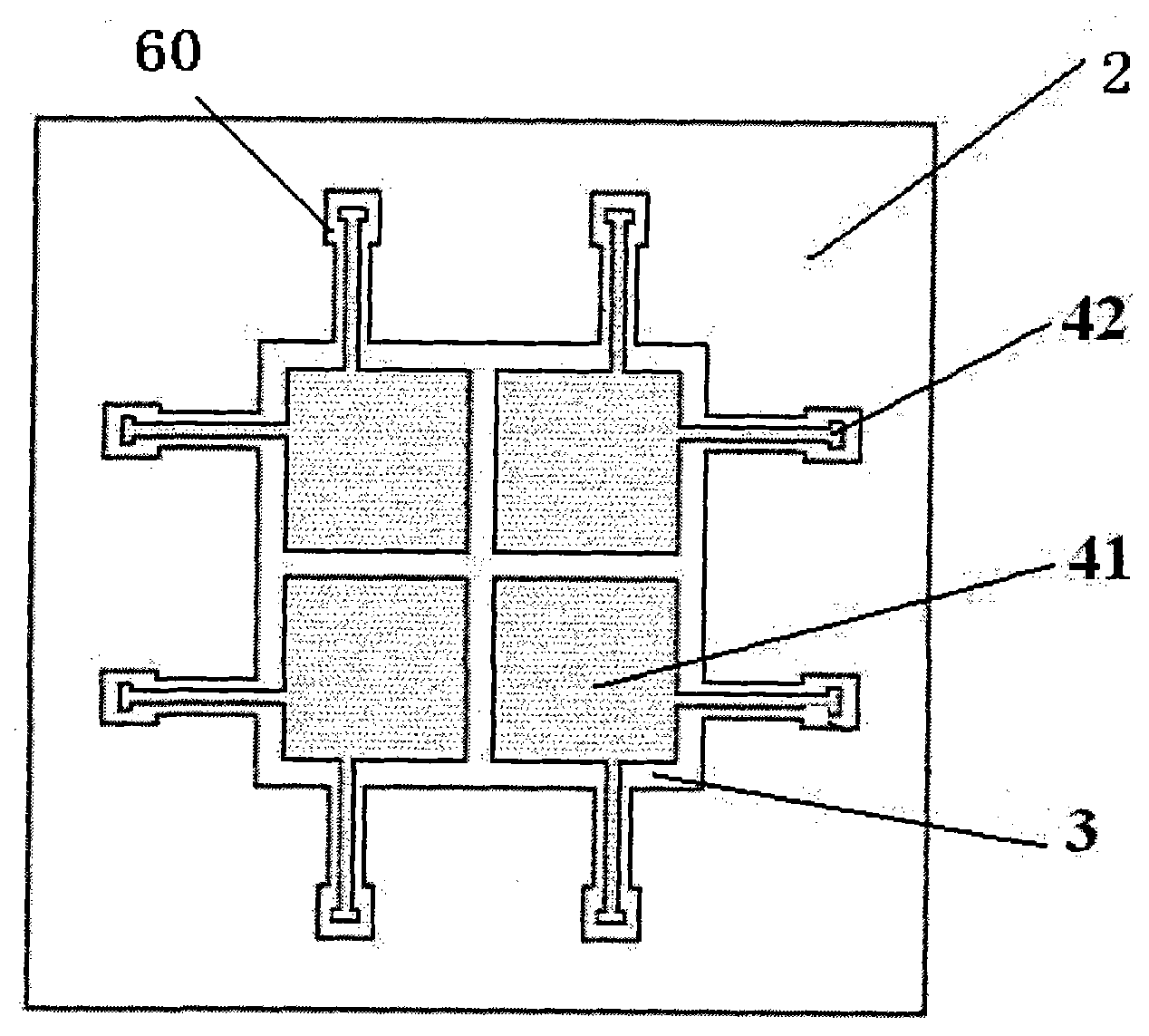 Method for preparing suspension micro-sensitive structure based on aluminum sacrificial layer process