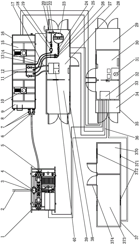 Integrated profile controlling and flooding injection system