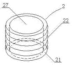 An inflatable multi-stage water bag loading test pile method and its device