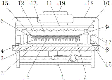 Shearing and bending equipment of thin metal plate