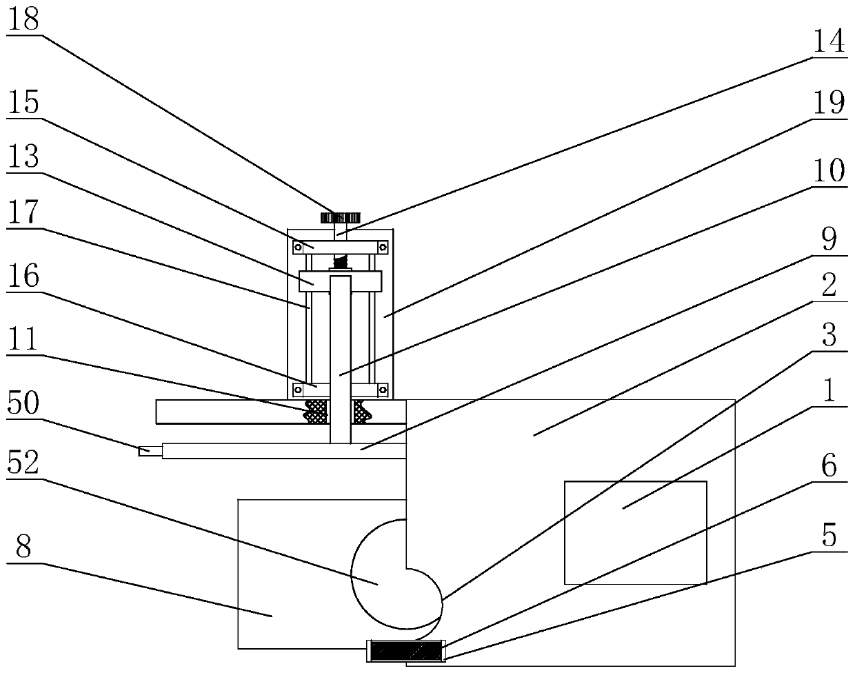 Gastric lavage device for rabbit experiments