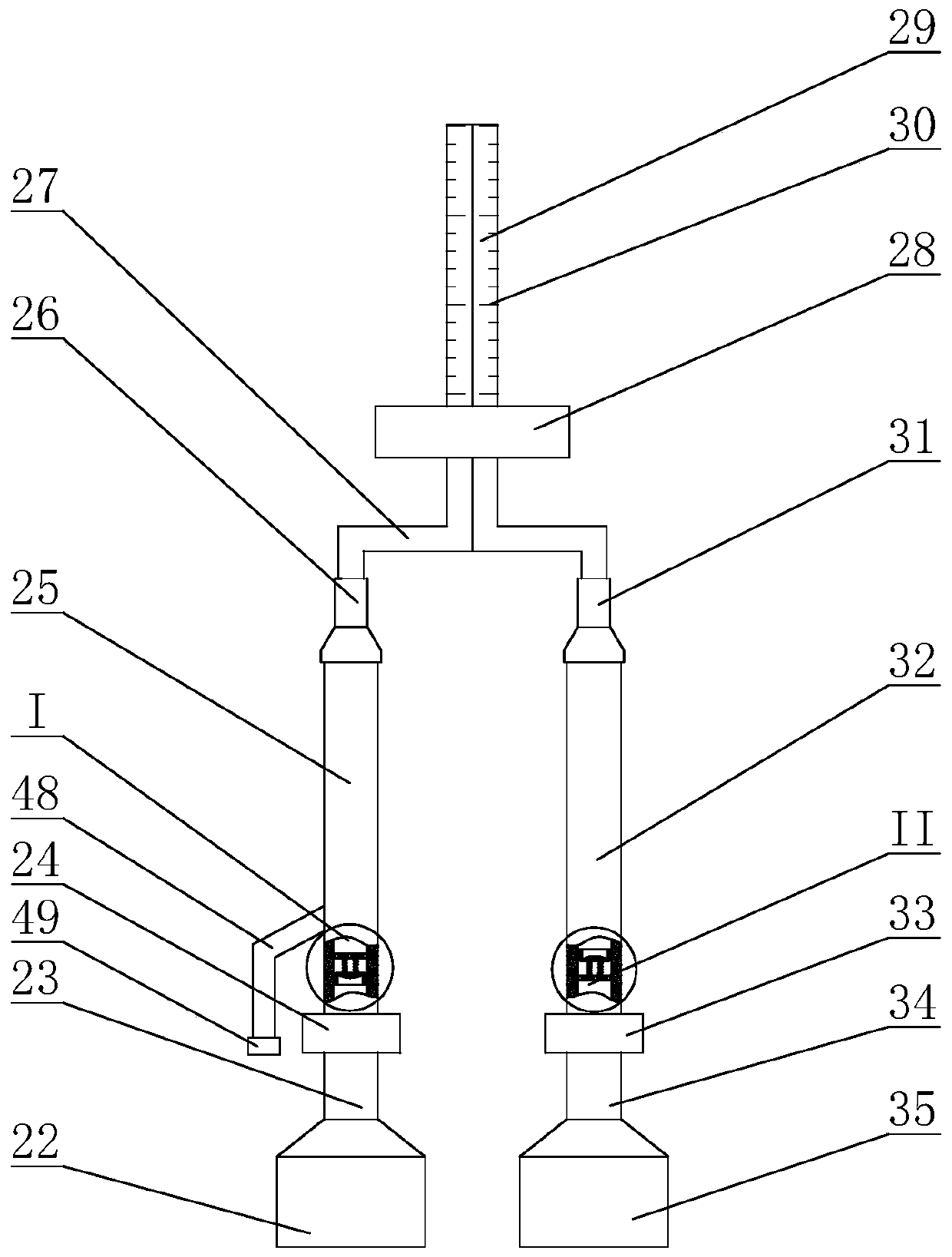 Gastric lavage device for rabbit experiments