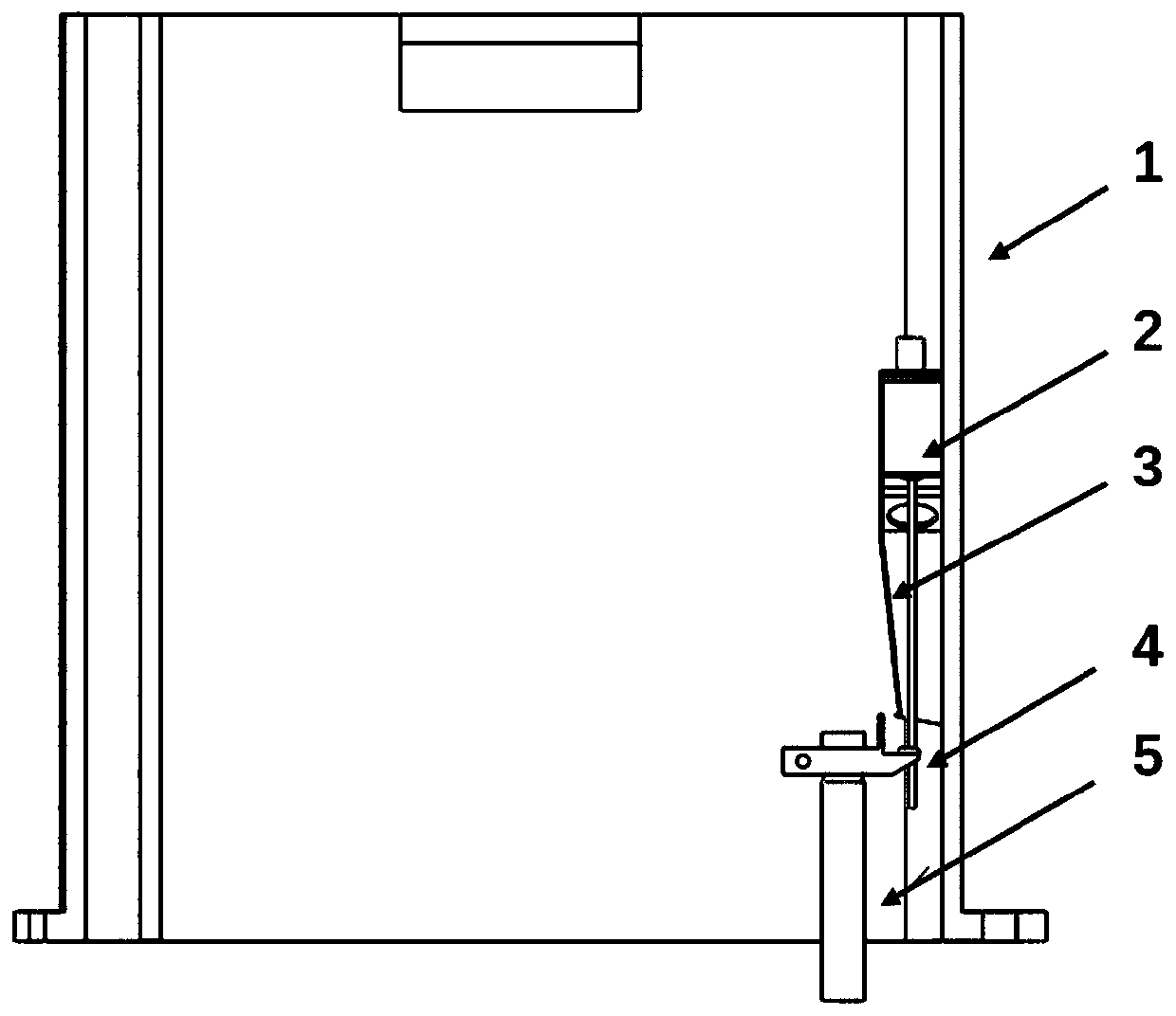 Device and method for measuring engine valve movement law in complex oil mist environment