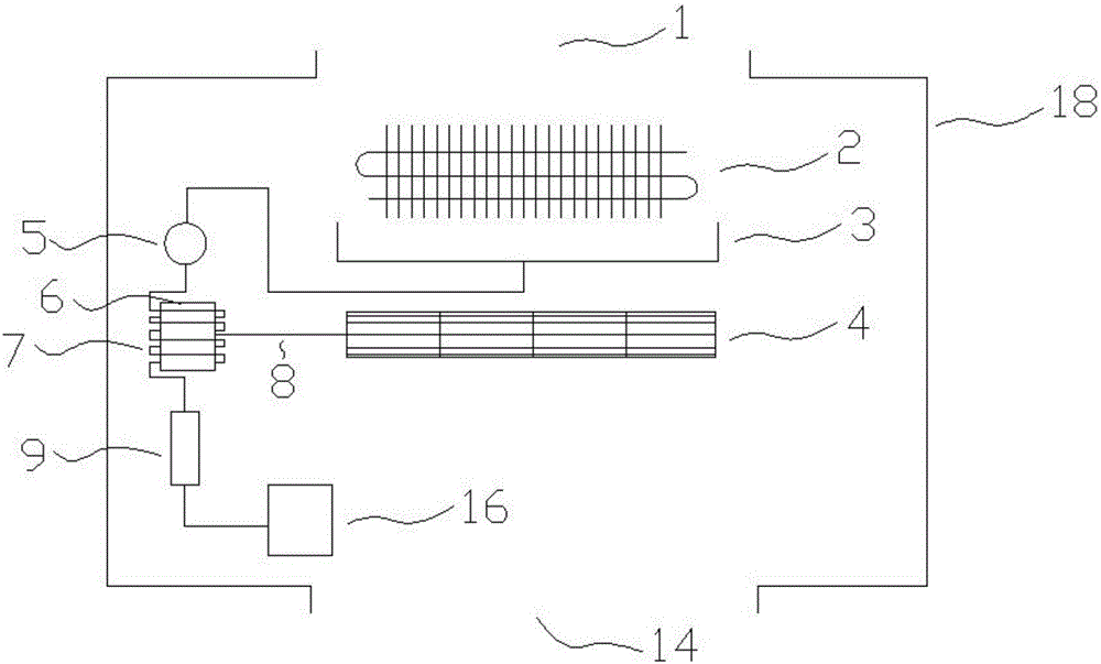 Air conditioner provided with condensate water preheating humidification device