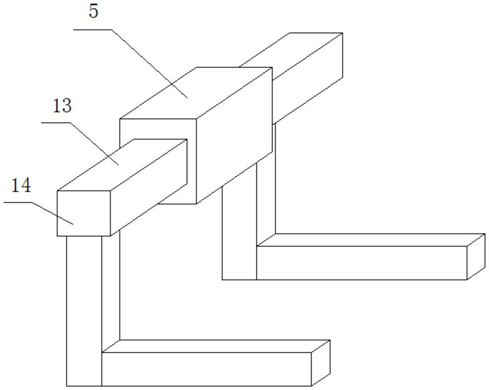 Bridge steel plate hoisting device with adjustable hoisting gravity center