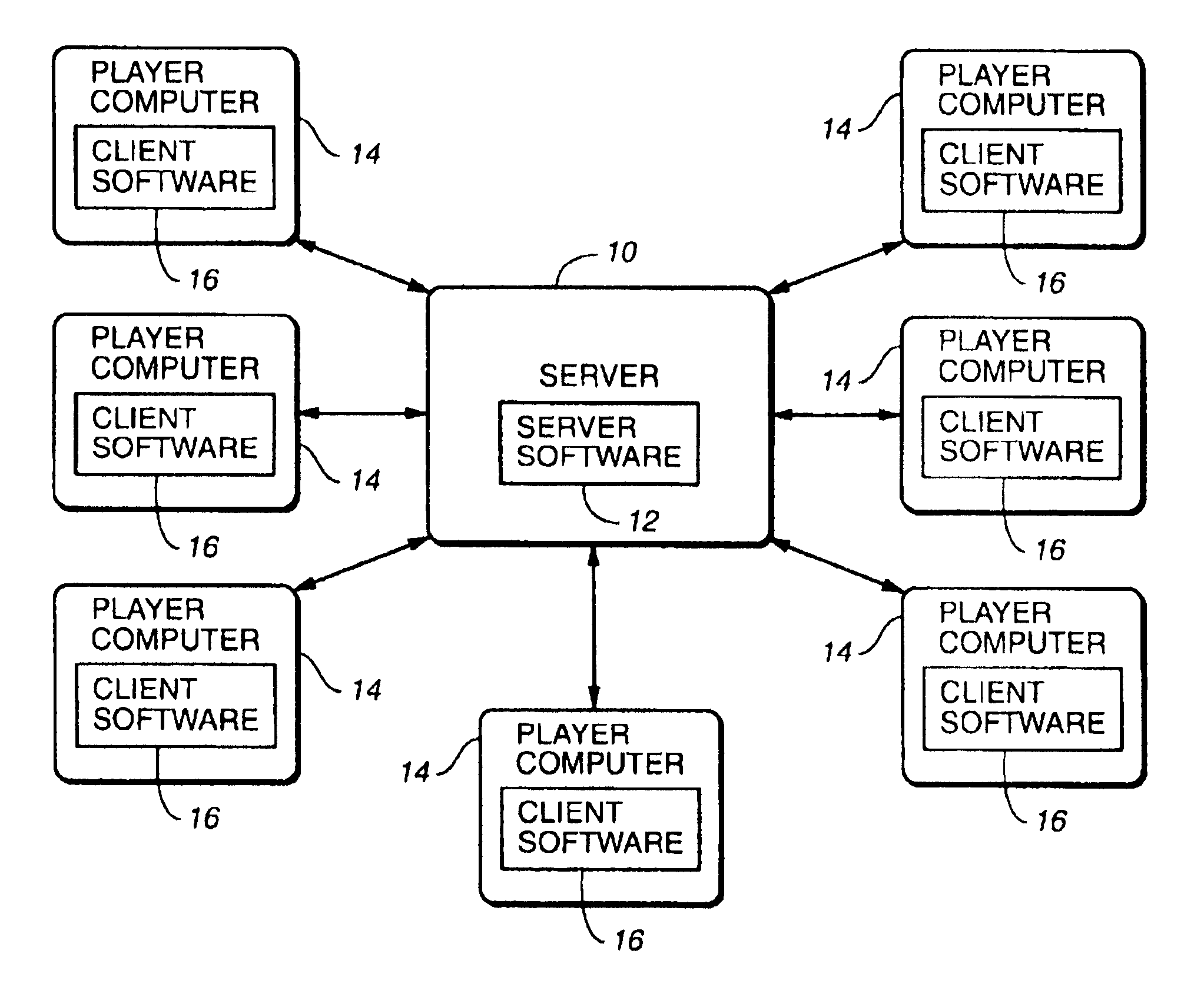 Playing an interactive real-time card selection game over a network