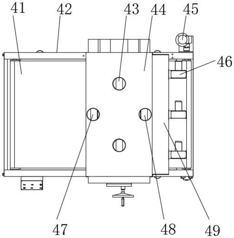 Rock wool composite production line for thermal insulation and decoration integrated board