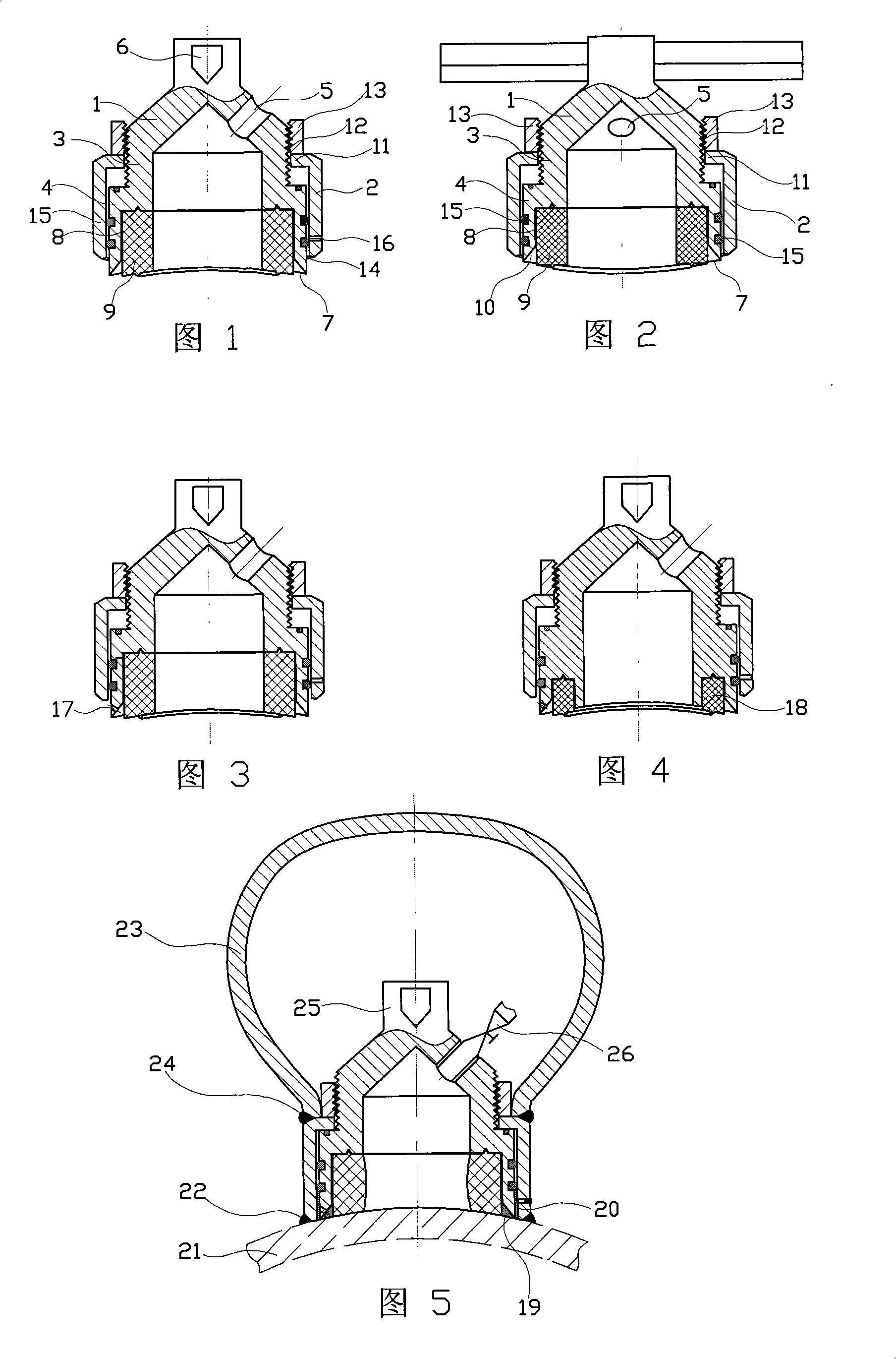 Oil gas pipeline rapid pressured plugging apparatus and plugging method