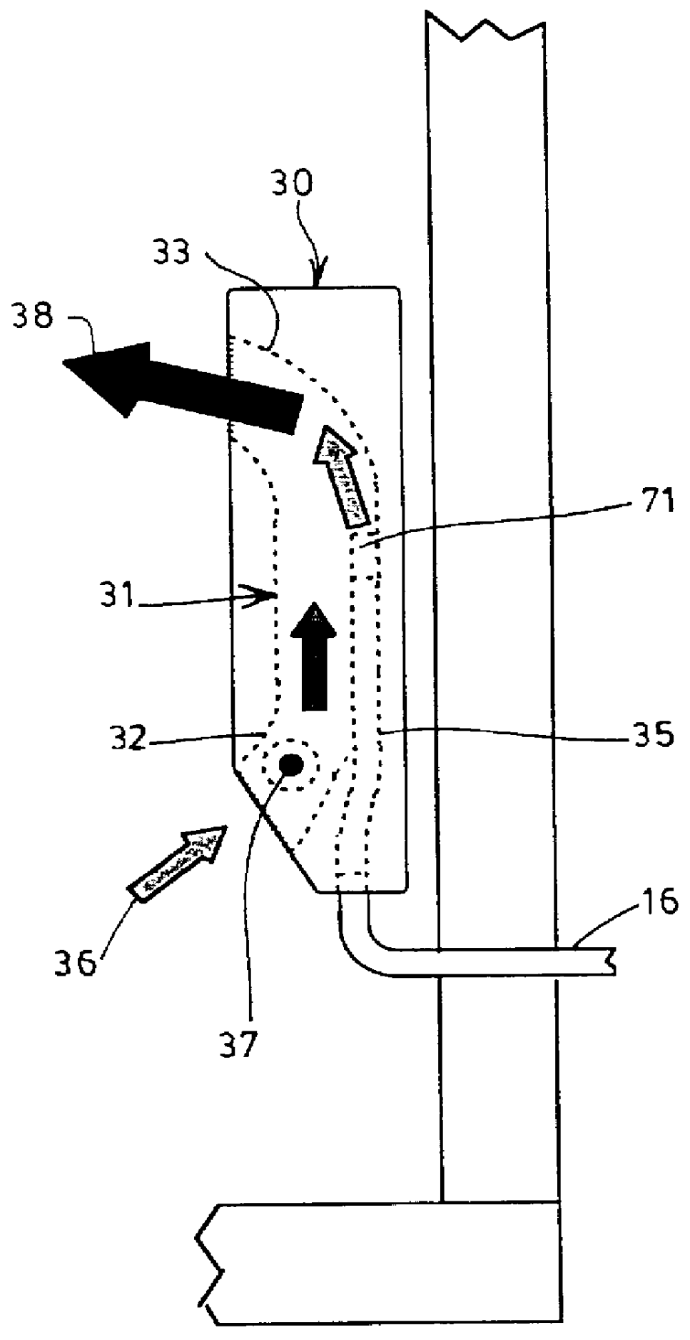 Integrated heating and fresh air supply device for use with an air distribution system