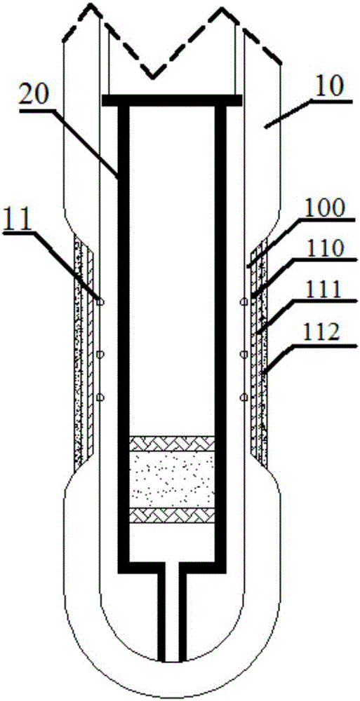 Root system simulation collecting system for monitoring diffusion flux of PAHs in soil