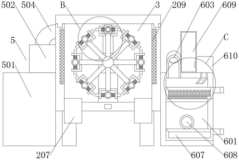 High-safety and high-efficiency cleaning and disinfecting device for surgical instruments