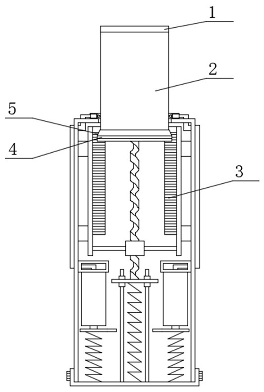 Beacon light with linkage cleaning function