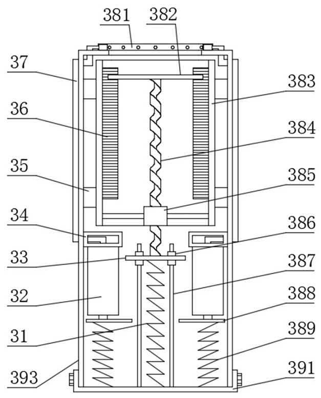 Beacon light with linkage cleaning function