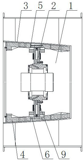 Support device for ultra-low temperature thermally decoupled turbine rotor