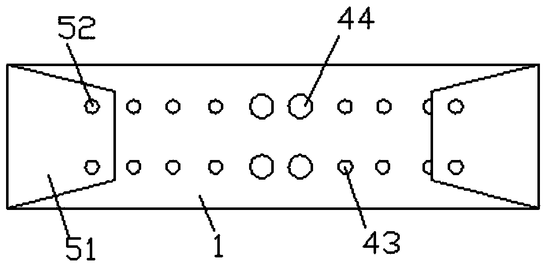 A polymer plastic-steel type ladder bridge