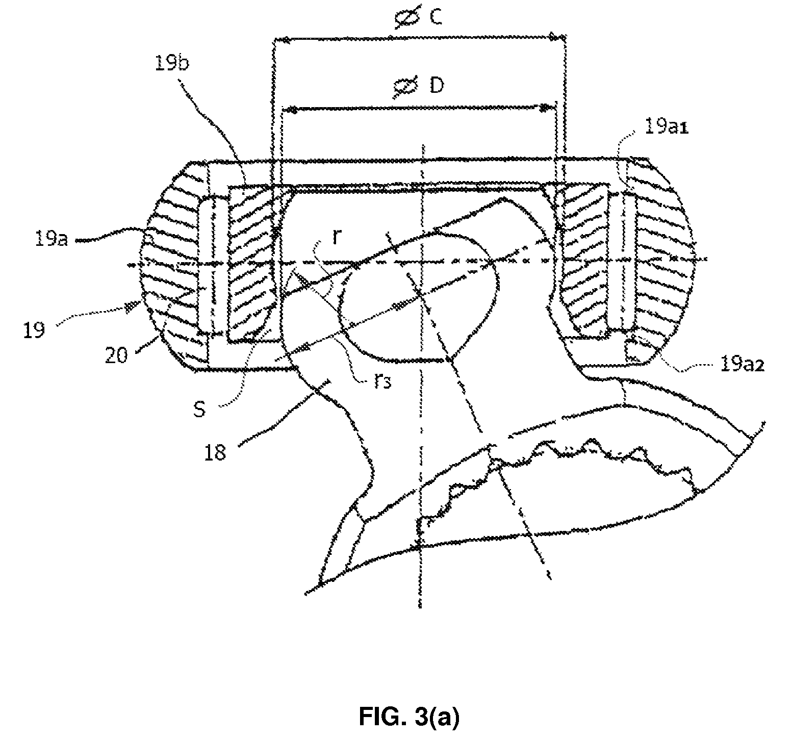 Constant velocity joint of tripod type