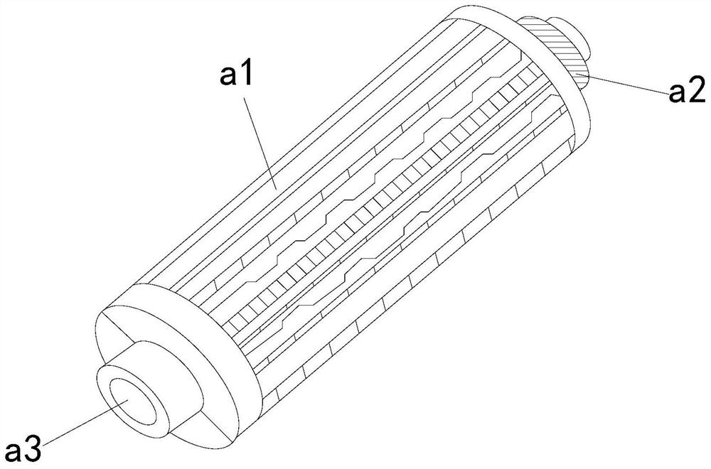 A multi-functional air purification device with axial tube type suction port to discharge mist