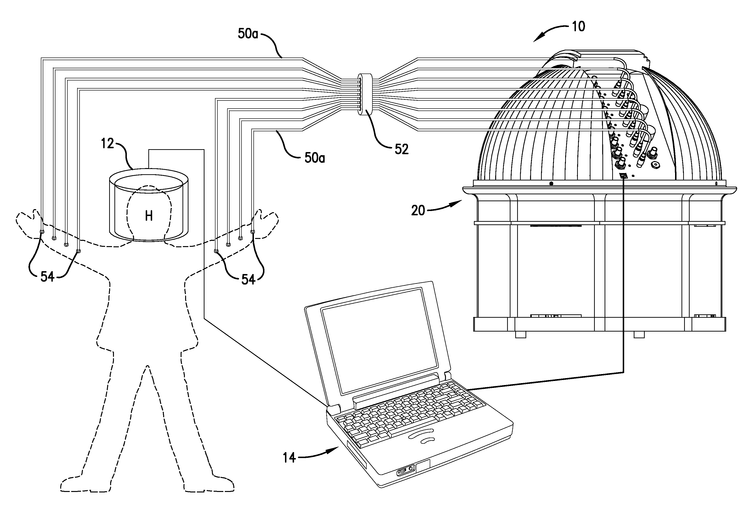 Pneumatic somatosensory stimulation device and method