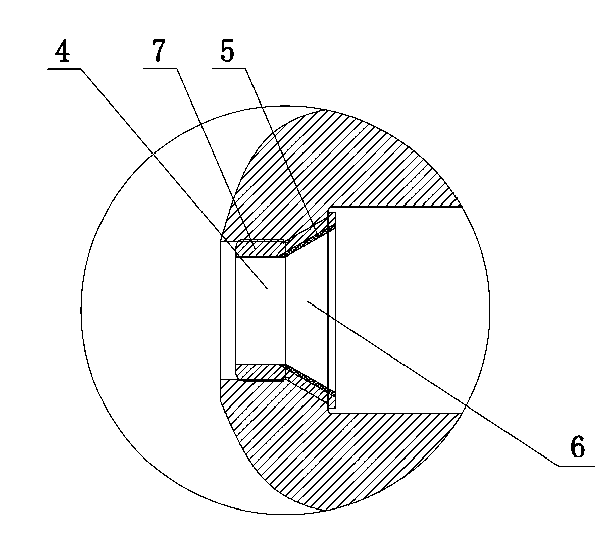 Reinforced aluminum alloy hub with antiskid bolt holes