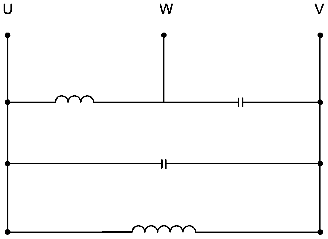 Power factor compensation device for connected furnaces