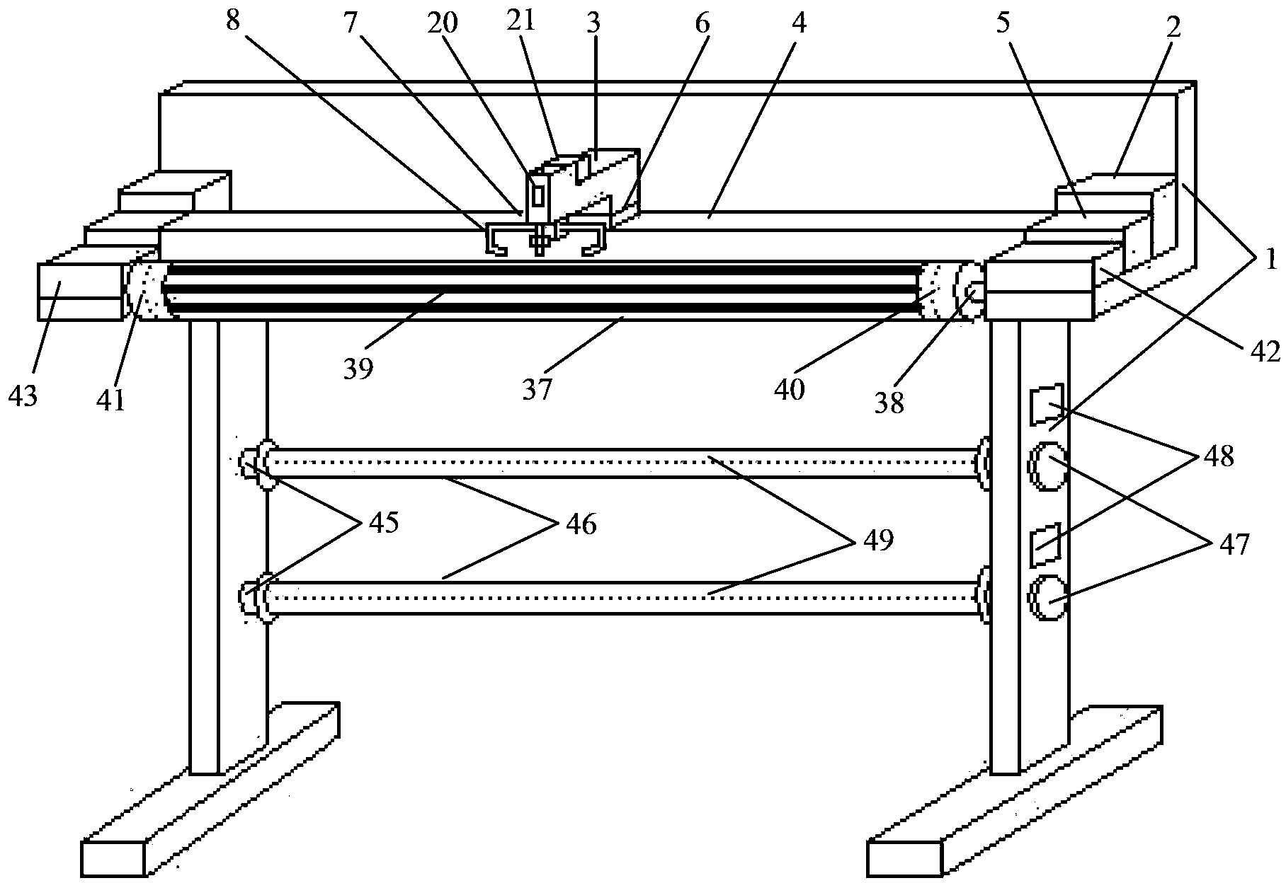 Cross-stitch simulation machine