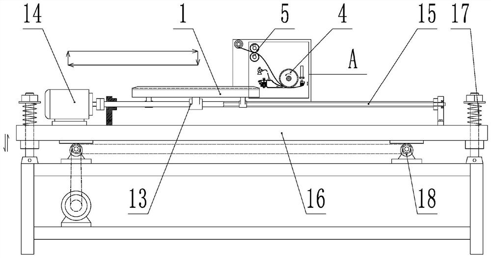 Production device and method of superconductive thermal graphene high-molecular radiator